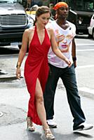 Olivia Wilde on the set of the HBO TV Show Rock 'N