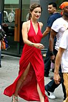 Olivia Wilde on the set of the HBO TV Show Rock 'N