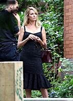 Uma Thurman on the set of the movie 'The Brits Are