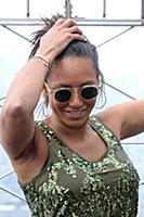 Melanie Brown aka Mel B at the Empire State Buildi
