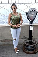 Melanie Brown aka Mel B at the Empire State Buildi