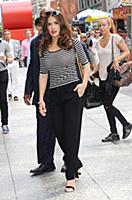 Salma Hayek out and about in midtown Manhattan, Ne