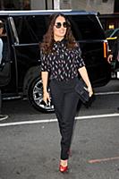 Salma Hayek out and about in midtown Manhattan, Ne