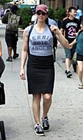 Sarah Silverman out and about showing her support 