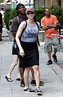 Sarah Silverman out and about showing her support 