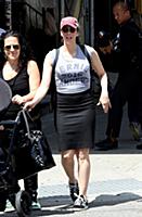 Sarah Silverman out and about showing her support 