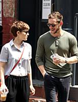 Kate Mara and Jamie Bell out and about in Manhatta