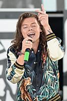 Harry Styles of One Direction performs on Good Mor