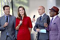 Carson Daly, Savannah Guthrie, Matt Lauer and Al R