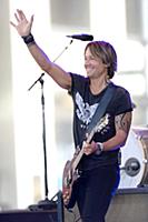 Keith Urban performs on NBC's Today Show at Rockef