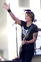 Keith Urban performs on NBC's Today Show at Rockef