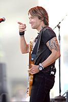 Keith Urban performs on NBC's Today Show at Rockef