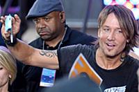 Keith Urban performs on NBC's Today Show at Rockef