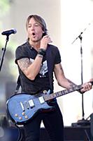 Keith Urban performs on NBC's Today Show at Rockef