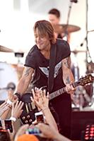 Keith Urban performs on NBC's Today Show at Rockef