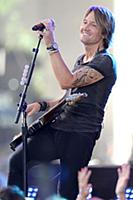 Keith Urban performs on NBC's Today Show at Rockef