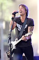 Keith Urban performs on NBC's Today Show at Rockef