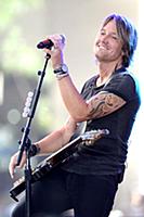 Keith Urban performs on NBC's Today Show at Rockef