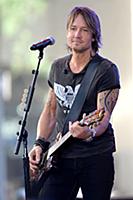 Keith Urban performs on NBC's Today Show at Rockef