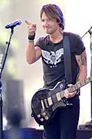 Keith Urban performs on NBC's Today Show at Rockef