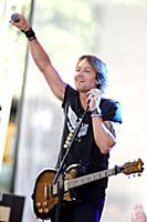 Keith Urban performs on NBC's Today Show at Rockef