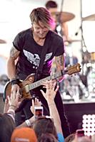 Keith Urban performs on NBC's Today Show at Rockef