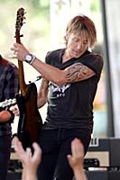 Keith Urban performs on NBC's Today Show at Rockef