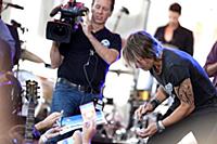 Keith Urban performs on NBC's Today Show at Rockef