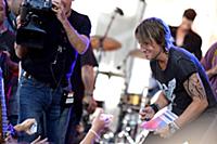 Keith Urban performs on NBC's Today Show at Rockef