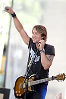 Keith Urban performs on NBC's Today Show at Rockef