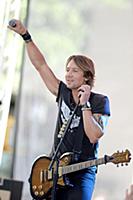 Keith Urban performs on NBC's Today Show at Rockef