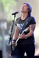 Keith Urban performs on NBC's Today Show at Rockef