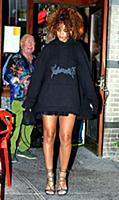 Rihanna leaves Da Silvano restaurant in New York C