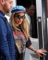 Rita Ora leaves a downtown hotel in New York City 