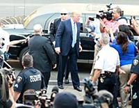 Donald Trump reports for jury duty in New York Cit