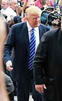 Donald Trump reports for jury duty in New York Cit