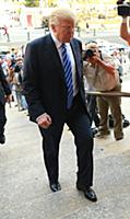 Donald Trump reports for jury duty in New York Cit