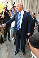 Donald Trump reports for jury duty in New York Cit