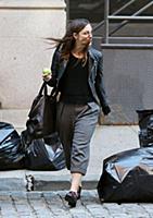 Actress Keira Knightley leaves her Tribeca apartme
