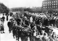 Вторая мировая война. На фото: германские оккупаци
