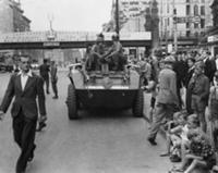 Русские войска в Германии после войны. На фото - а
