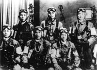 Вторая мировая война. На фото - пилоты-камикадзе п