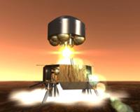 Модуль Mars Sample Return взлетает с поверхности М