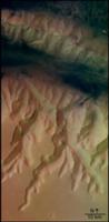 Поверхность Марса - снимок, сделанный ESA's Mars E