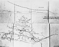 Карта соляной шахты в Альтаусзее, 1945. Архив.