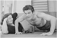 Hattie Jacques and Freddie Mills
London 1955.
In