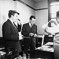 The Goon Show cast, Peter Sellers, Harry Secombe a