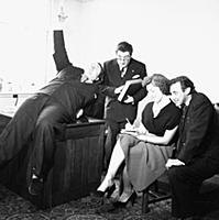 The Goon Show cast, Peter Sellers, Harry Secombe a