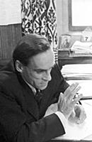 Jeremy Thorpe in his office at Westminster, Houses