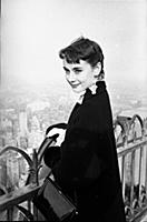 Audrey Hepburn on a 1952 visit to New York, USA wh